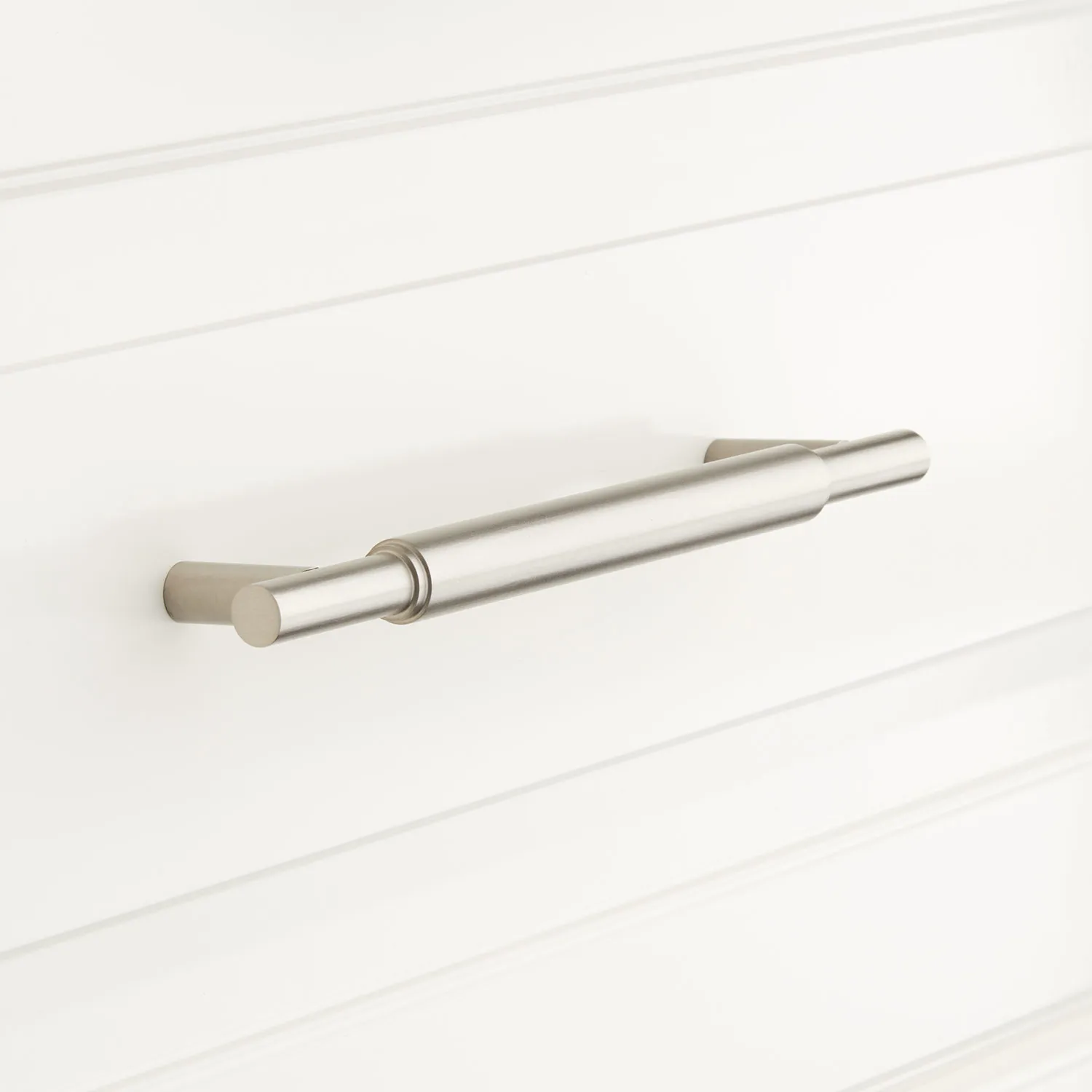 Signature Hardware 441677 Colmar 6 Inch Center to Center Bar Cabinet Pull Brushed Nickel