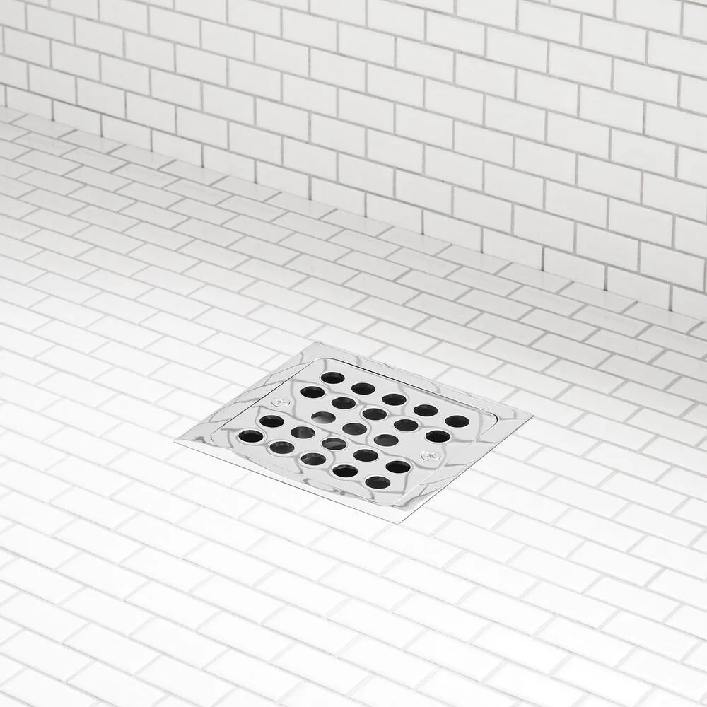 Signature Hardware 446696 Menlo Square Shower Drain Chrome - Image 2