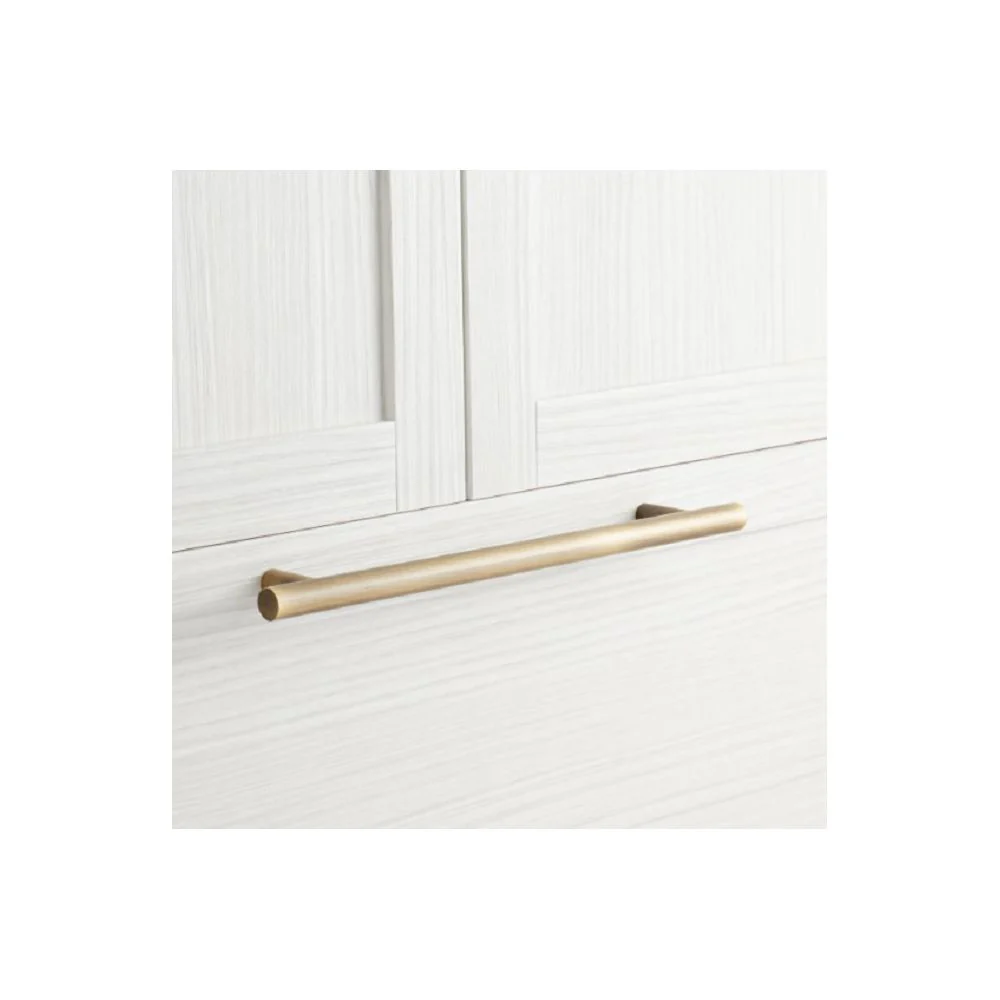 Signature Hardware 450270 18" Avignon Solid Brass Appliance Pull Antique Brass