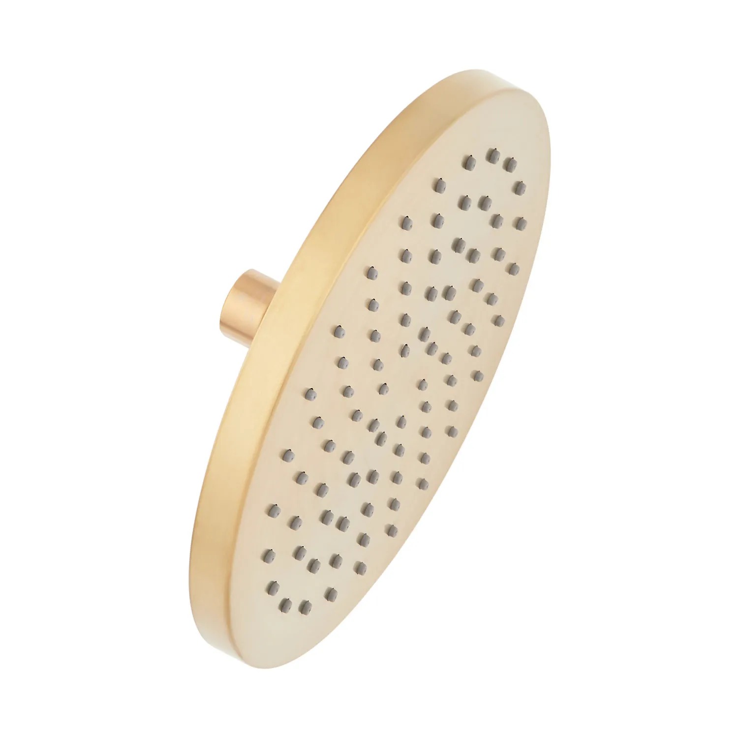 Signature Hardware 476850 1.8 GPM Single Function Rain Shower Head, Brushed Gold