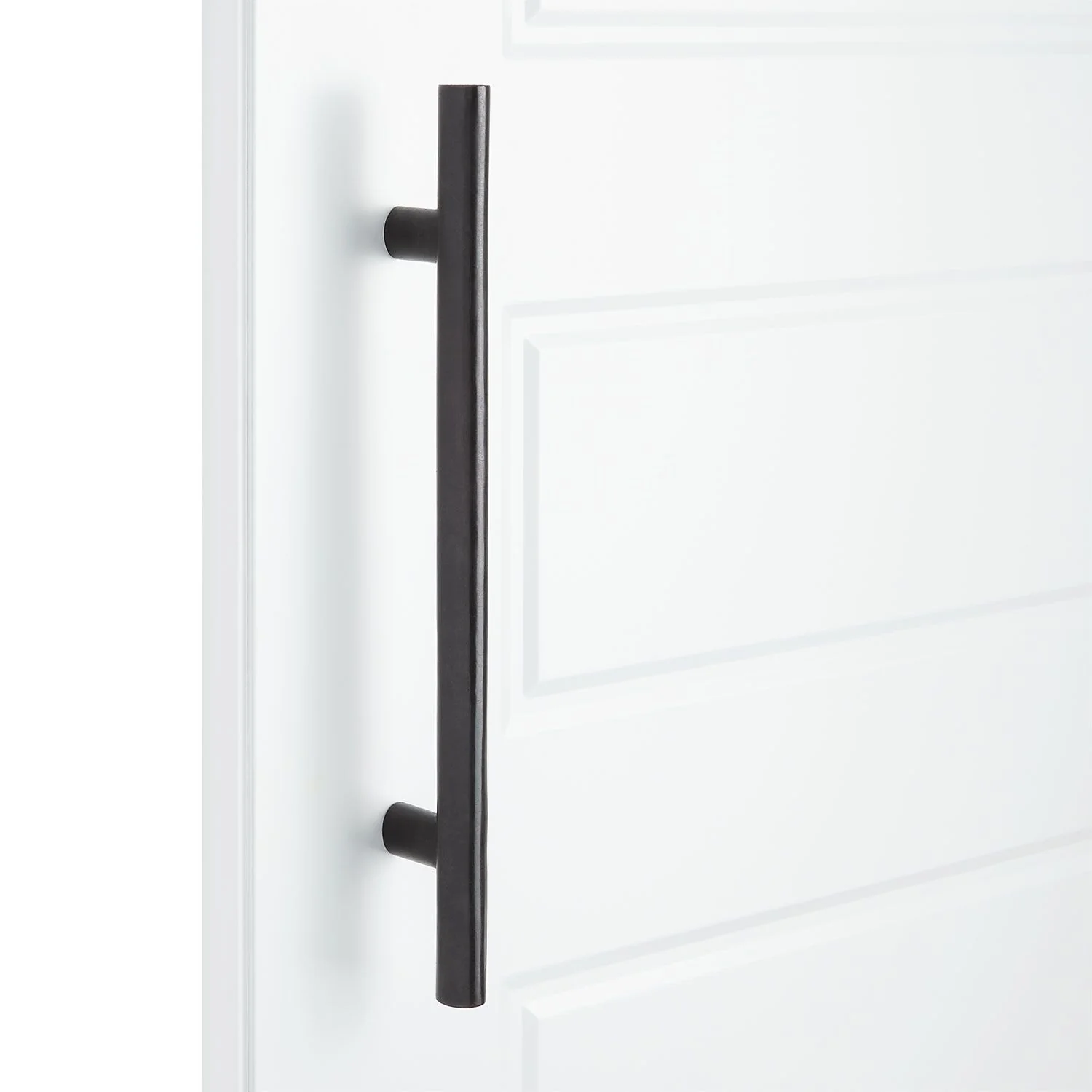 Signature Hardware 479558 Kobe 12 Inch Center to Center Back to Back Door Pull, Dark Bronze Patina