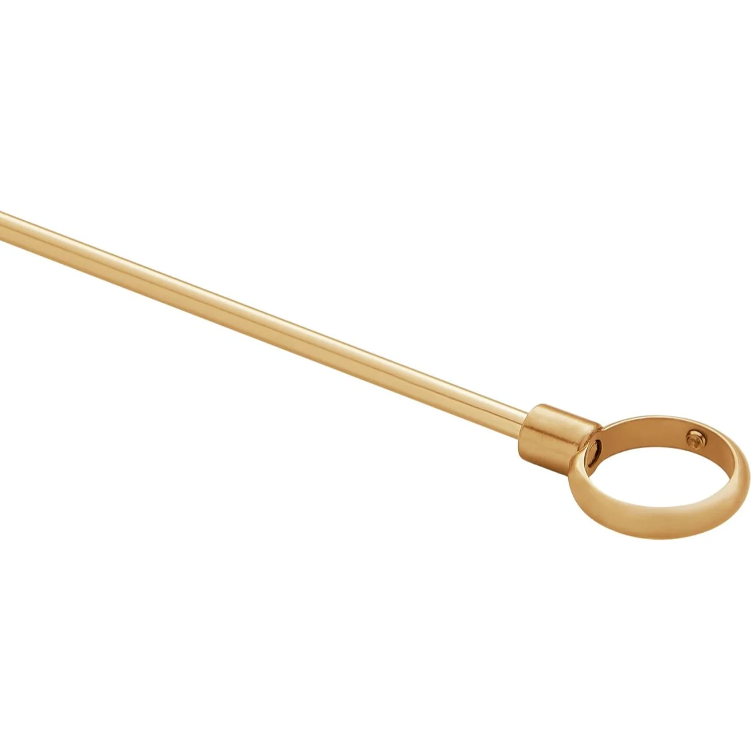 Signature Hardware 482884 60" x 27" Rectangle Brass Shower Rod - Brushed Gold - Image 3