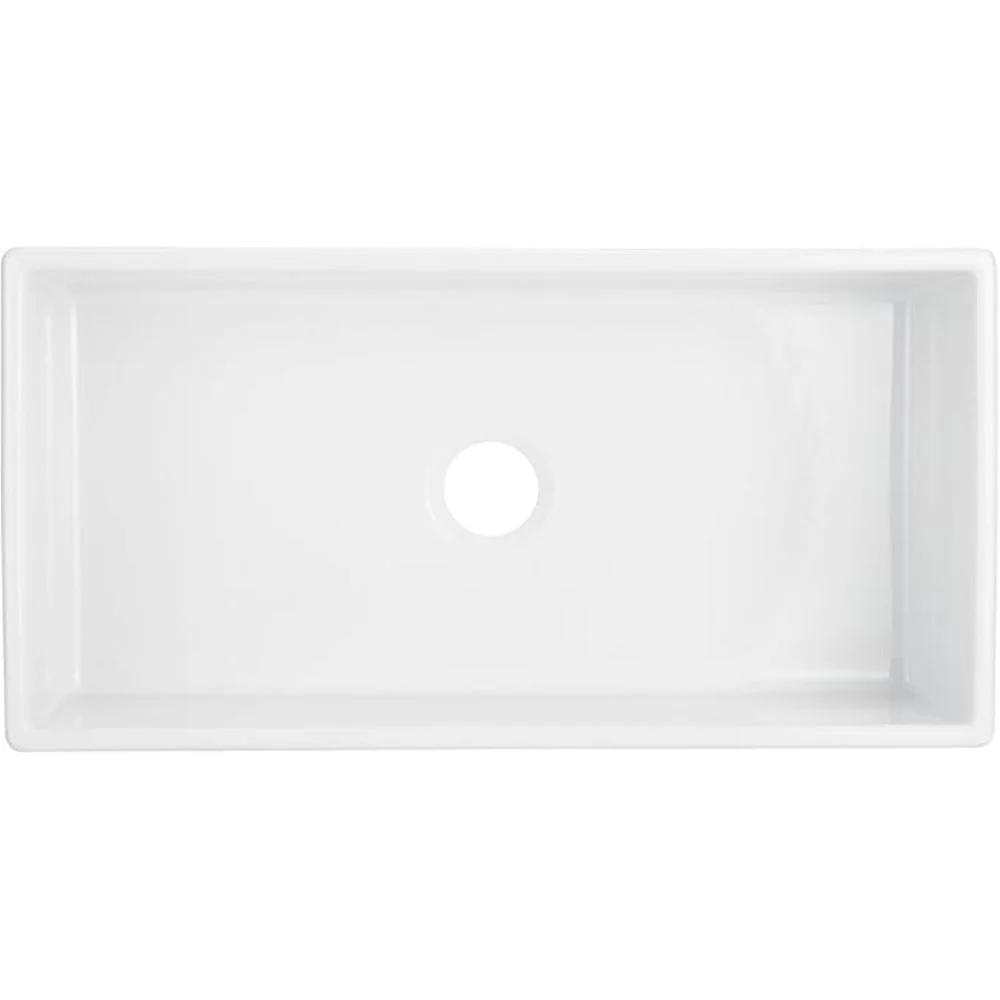 Signature Hardware AE123 36X18 1B FIRECLAY APRN KITC SINK White