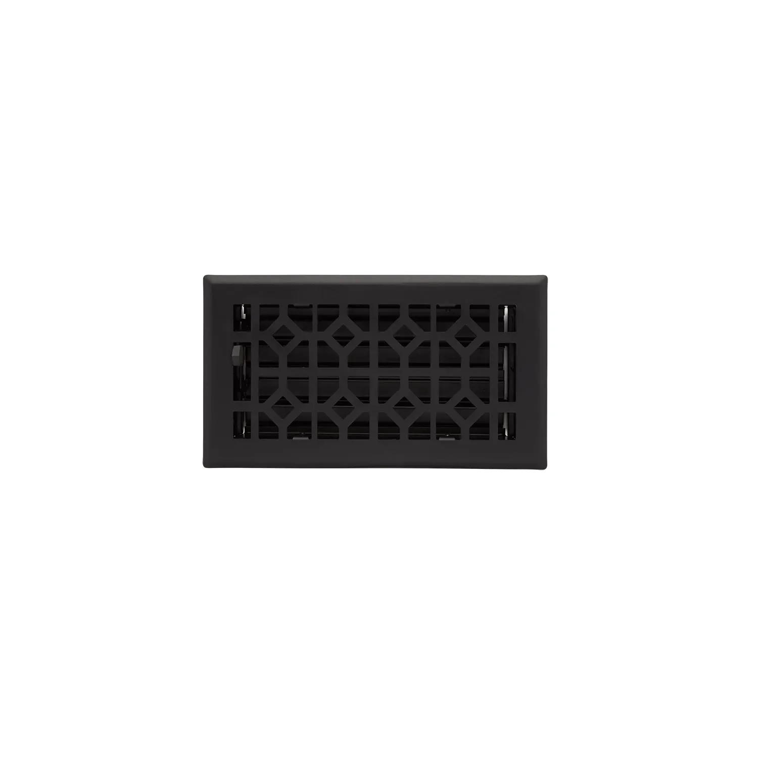 Signature Hardware Appert Steel Floor Register Black Powder Coat Vent Covers Registers Slatted