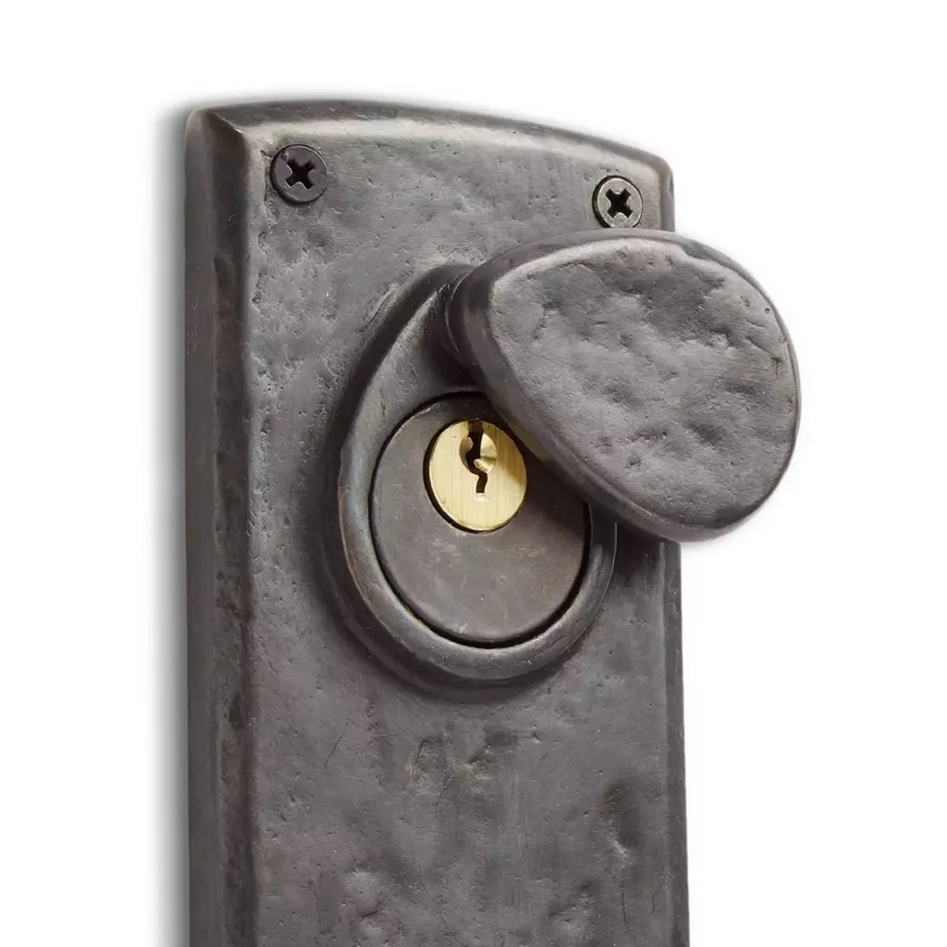Signature Hardware EH-TB-18-300.10-L-DB-NB Ellis Entrance Door Set with Lever Handle, No Backset, Left Hand, Dark Bronze - Image 2