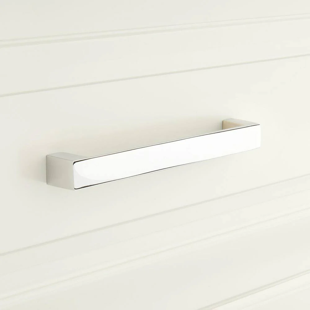 Signature Hardware EH1098.12.NKL 12" Gebara Brass Cabinet Pull - Brushed Nickel