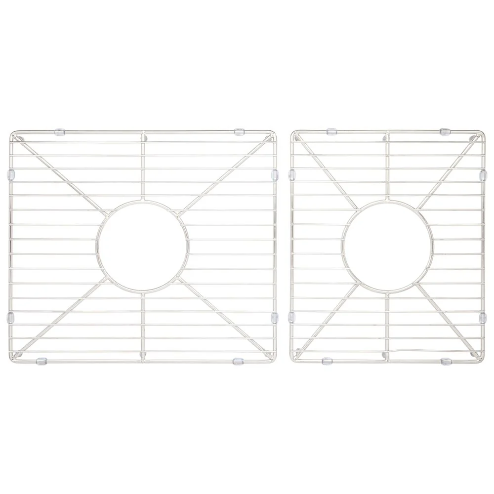 Signature Hardware GR5121S Sink Grid for 36" Risinger 60/40 Offset Double-Bowl Fireclay Farmhouse - Small Bowl - Image 3