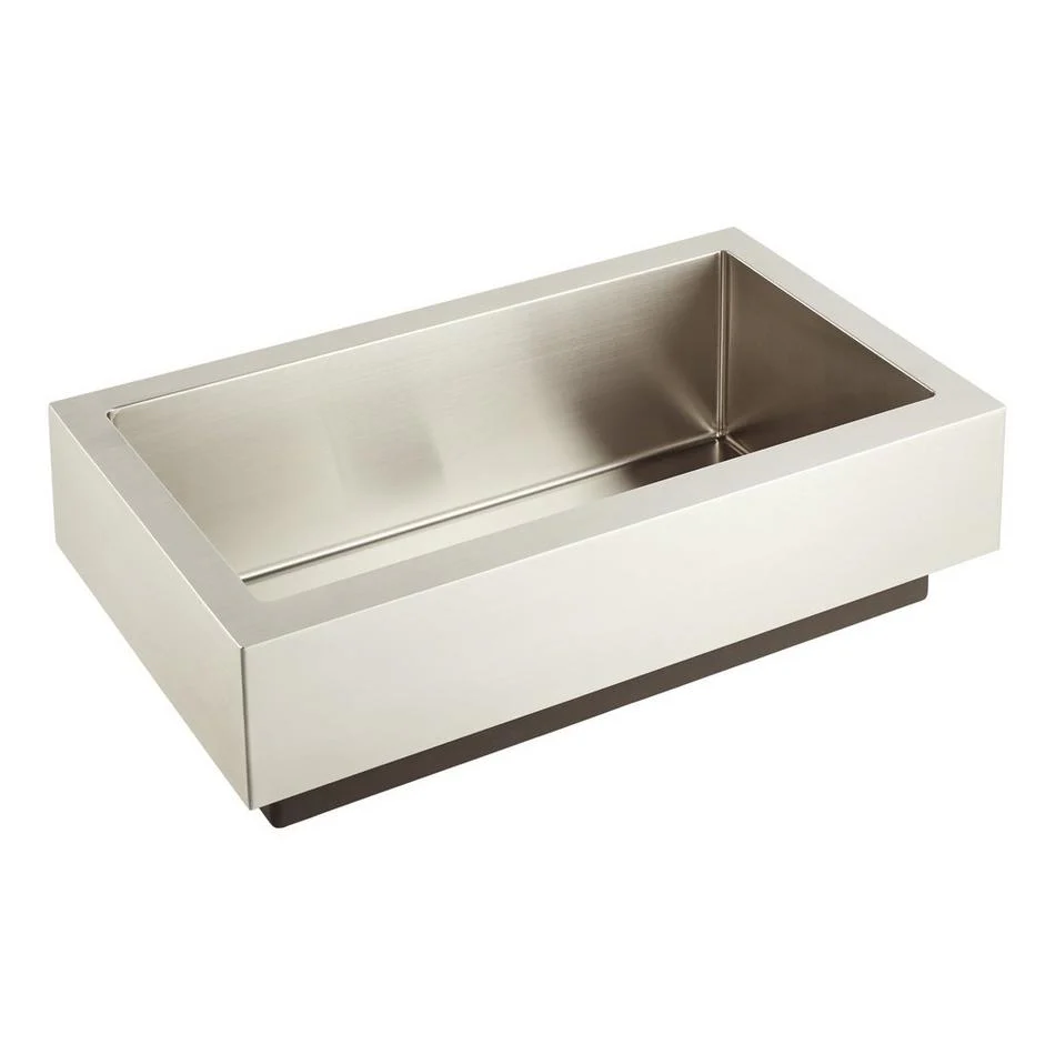 Signature Hardware SH478435 33" Hazelton Stainless Steel Retrofit Farmhouse Sink - Image 2