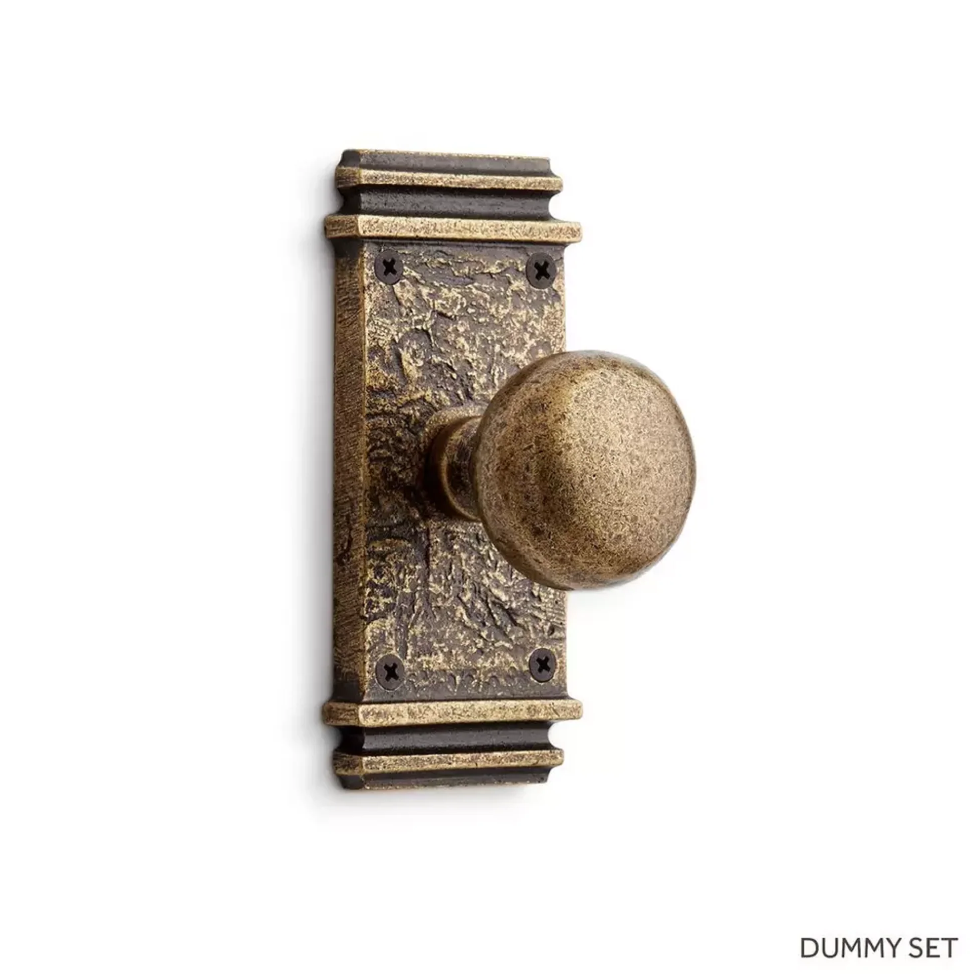 Signature Hardware SH552135AB Griggs Brass Passage Interior Door Set - Knob - 2-3/4" Backset - Antique Brass - Image 3