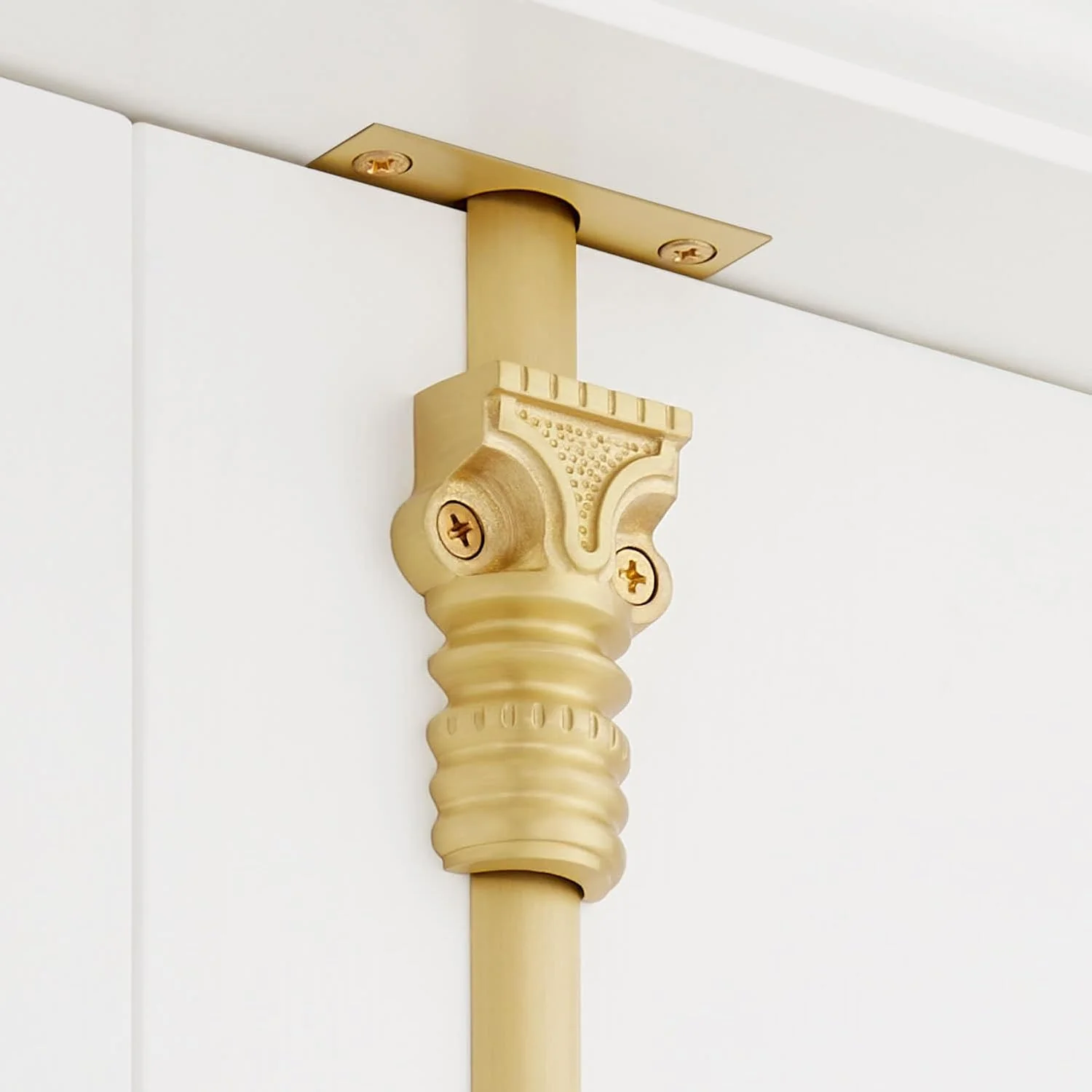 Signature Hardware SH553287PB Aldemer Brass Cabinet Cremone Bolt - Polished Brass - Image 2