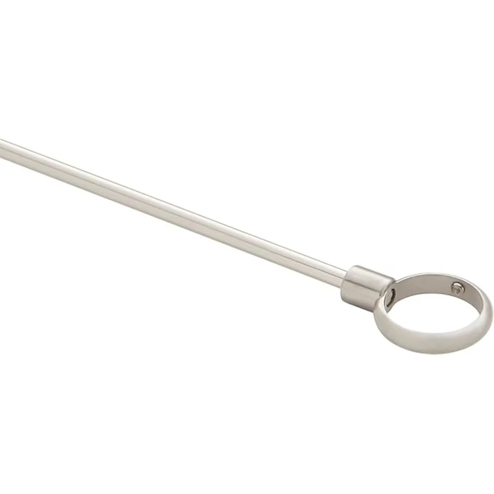 Signature Hardware SH555012CP 30" X 24" X 30" Neo Angle Brass Shower Rod WITH Flanges & Ceiling Support-Chrome - Image 2