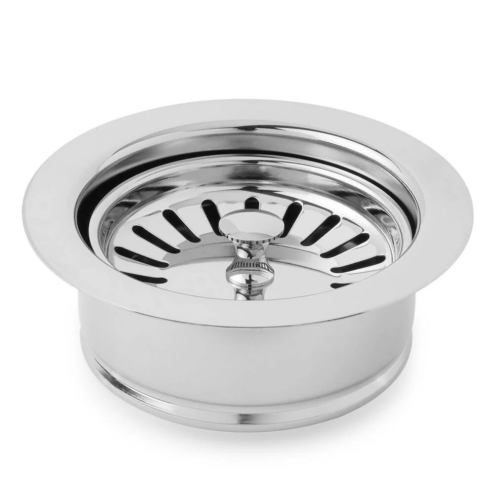 Signature Hardware SHDF130CP Stainless Steel Plastic Disposer Flange in Polished Chrome - Image 2