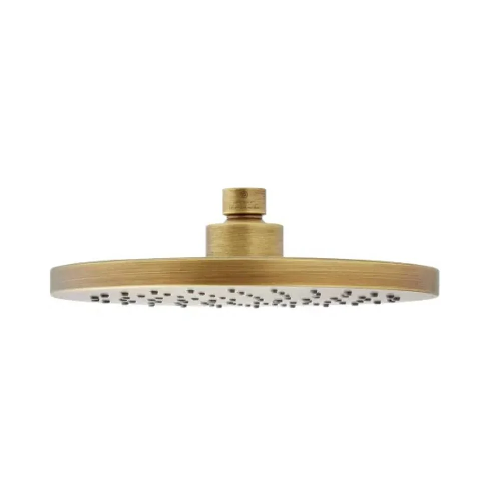 Signature Hardware SHRSB820RGAGBR 1.8 GPM 8" Wide Modern Round Rain Shower Head (Aged Brass) - Image 2