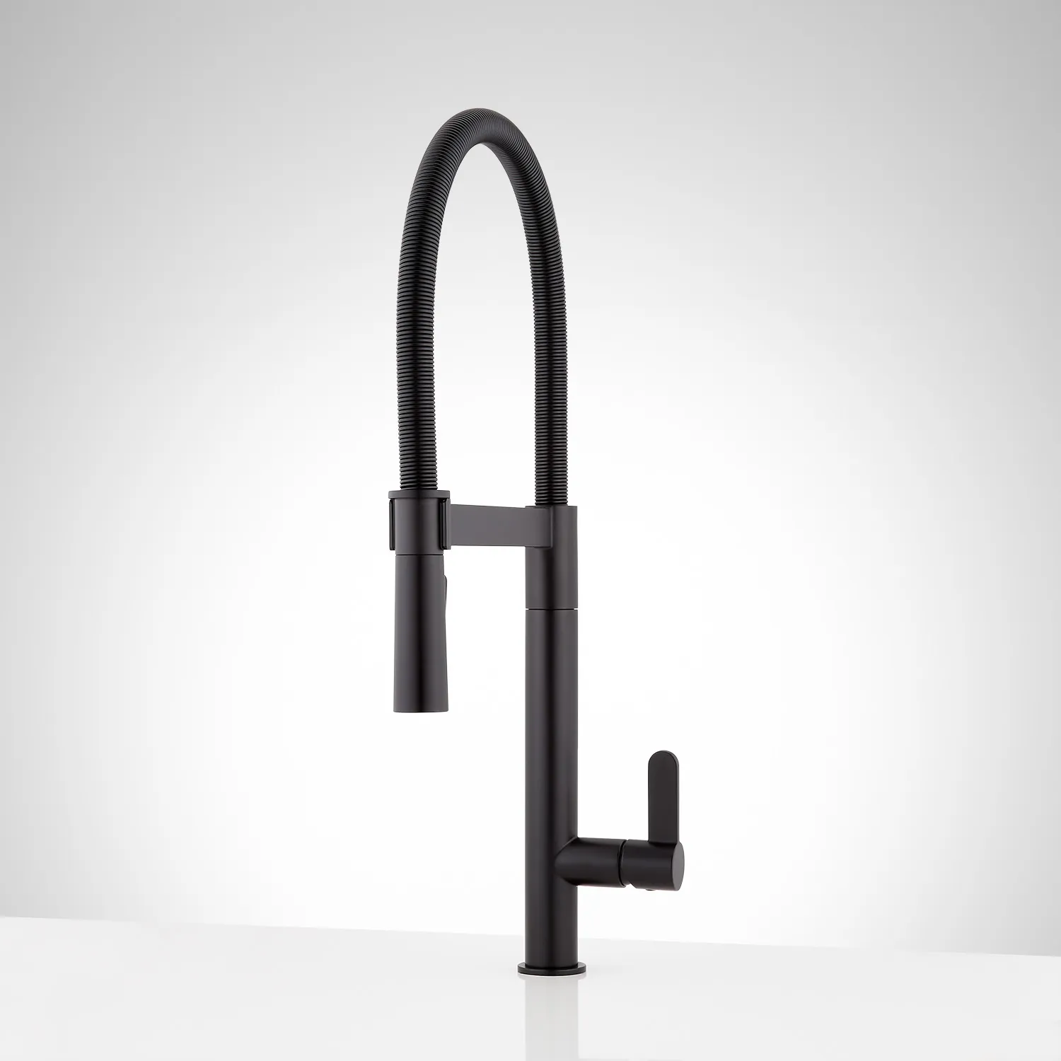 Signature Hardware SHXCOC100MB Single Handle Kitchen Faucet in Matte Black