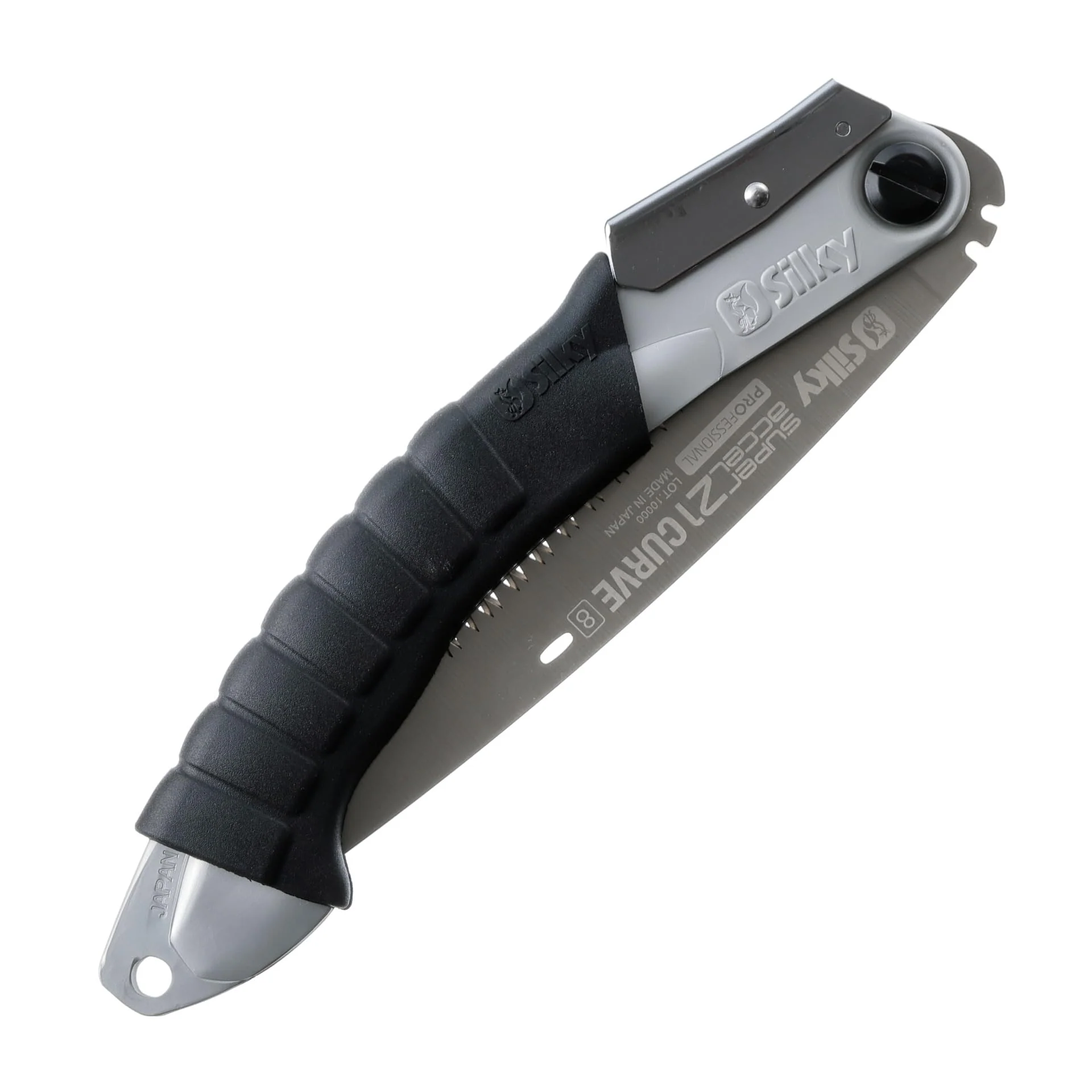 Silky Super Accel Curve 21 Folding Handsaw, Electroless Nickel-Plated Rust-Resistant Blade, Lightweight Aluminum Chassis, Rubber Grip, 728-21 - Image 2