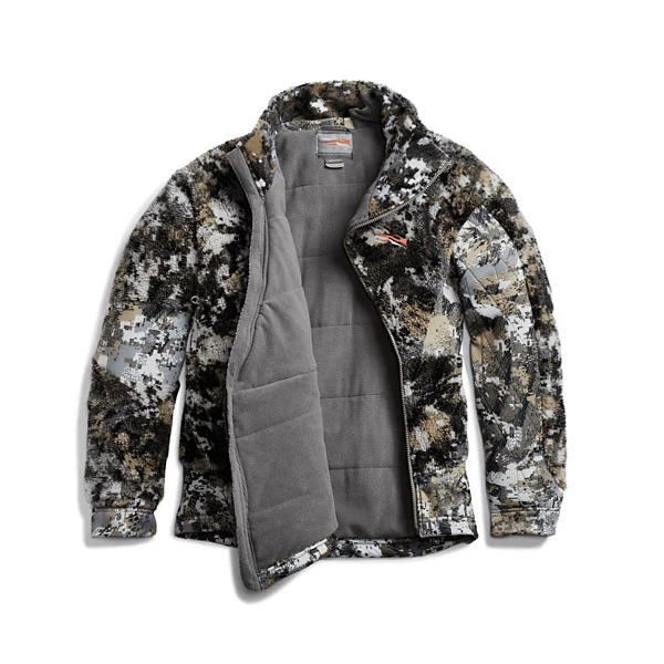 Sitka Fanatic Hunting Jacket, Optifade Elevated II, Berber Fleece with Gore WINDSTOPPER, Primaloft Silver Insulation, Men's, 50088-EV - Image 2