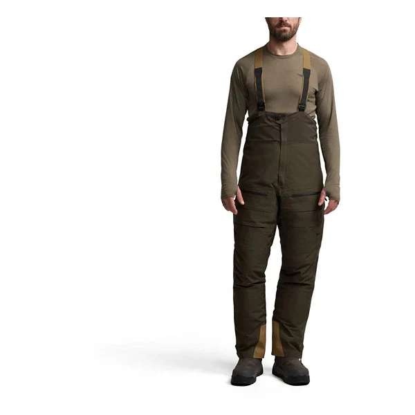 Sitka Gear Blizzard Pro Bib, Waterproof GORE-TEX, PrimaLoft Silver Down and Gold Insulation, Earth Color, Adjustable Suspenders - Image 5