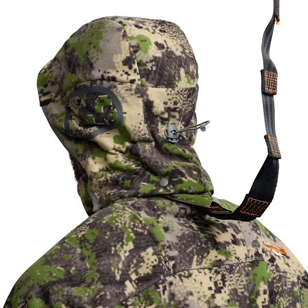 Sitka Stratus 2.0 Men's Hunting Jacket, WINDSTOPPER Windproof, Ultra-Quiet Fleece, Removable Hood with Hearing Ports, Optifade Cover - Image 3