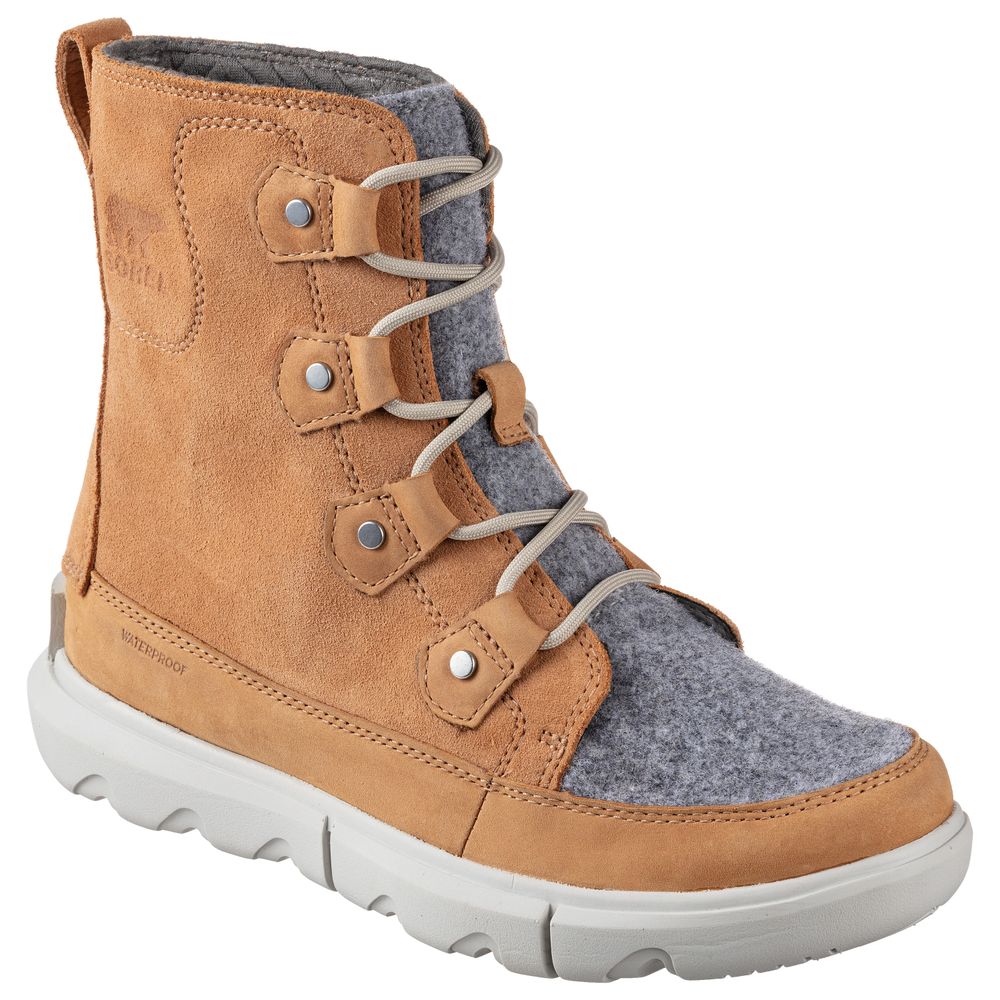 Sorel Explorer II Joan Waterproof Boots for Ladies - Tawny Buff/Moonstone - 6M