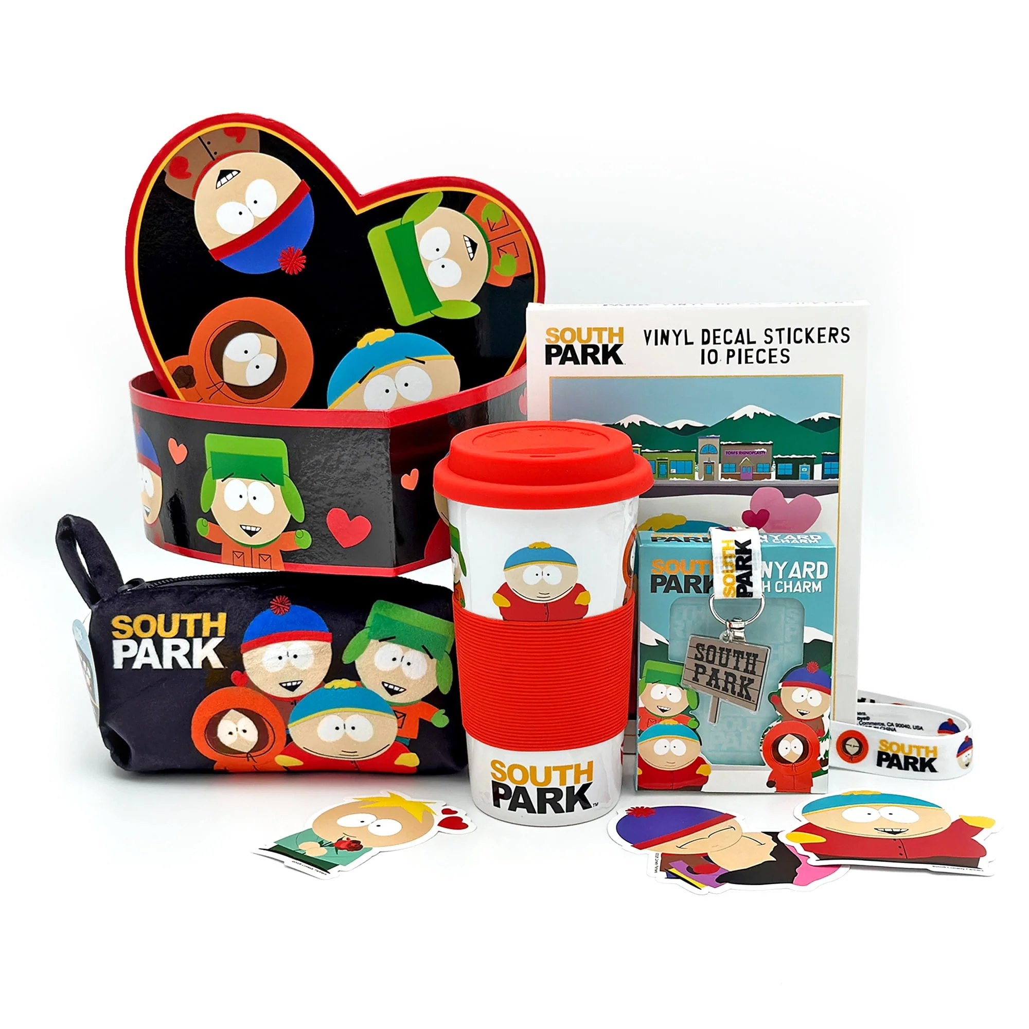 South Park Heart Box Valentines Gift Set, Multi-Color, Small, Reusable - Image 4