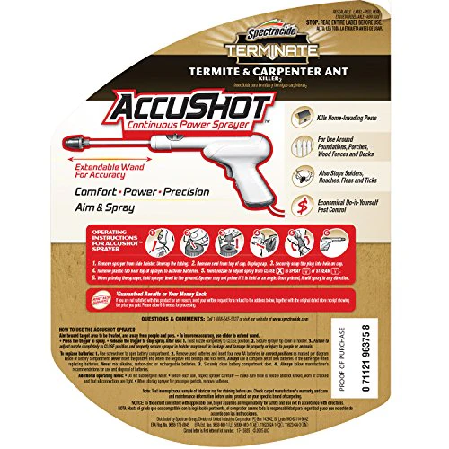 Spectracide Terminate Termite & Carpenter Ant Killer2 (AccuShot Sprayer) (HG-96375) (1.33 gal) - Image 2