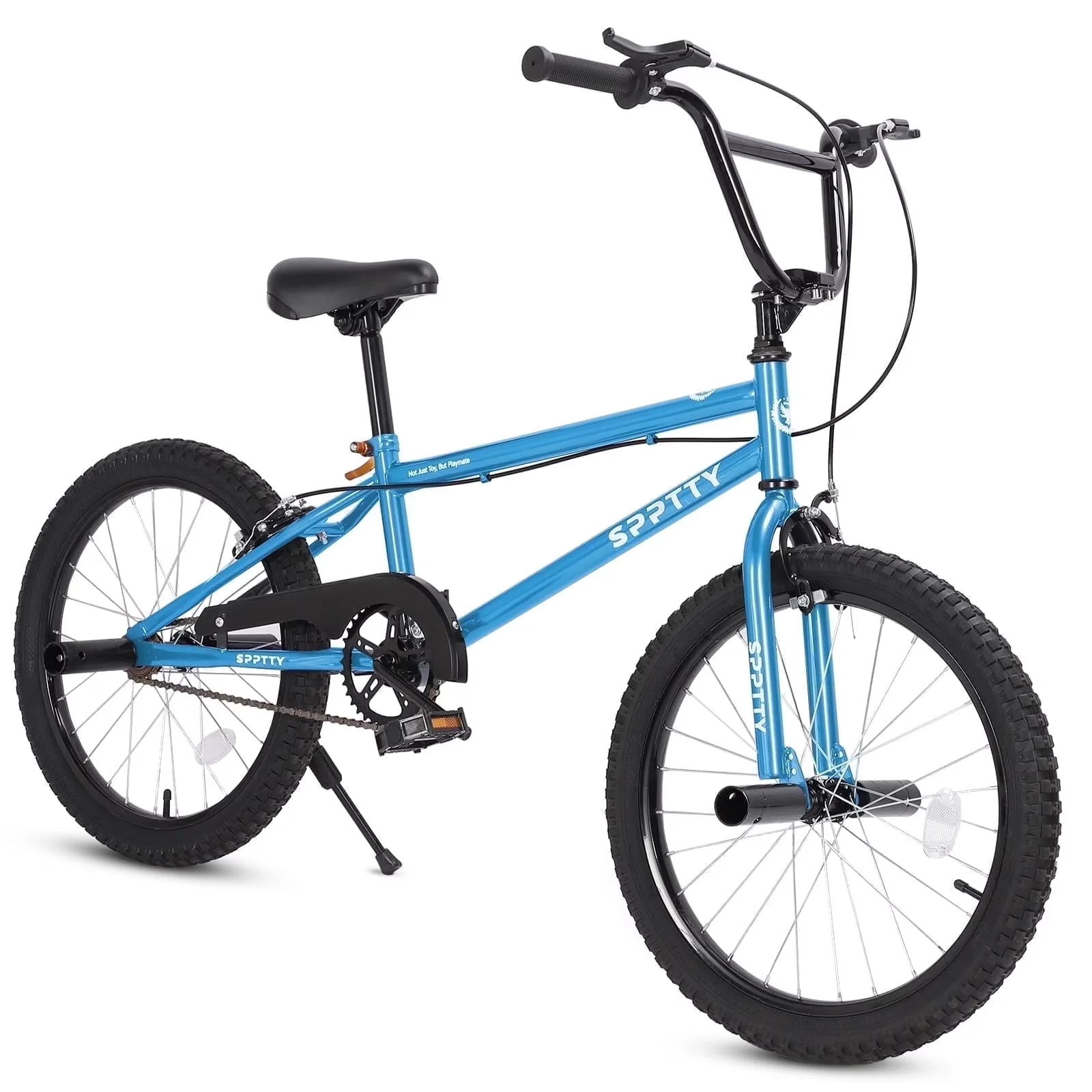 Spptty HG-0001 20" Freestyle BMX Bike with 4 Pegs, Blue