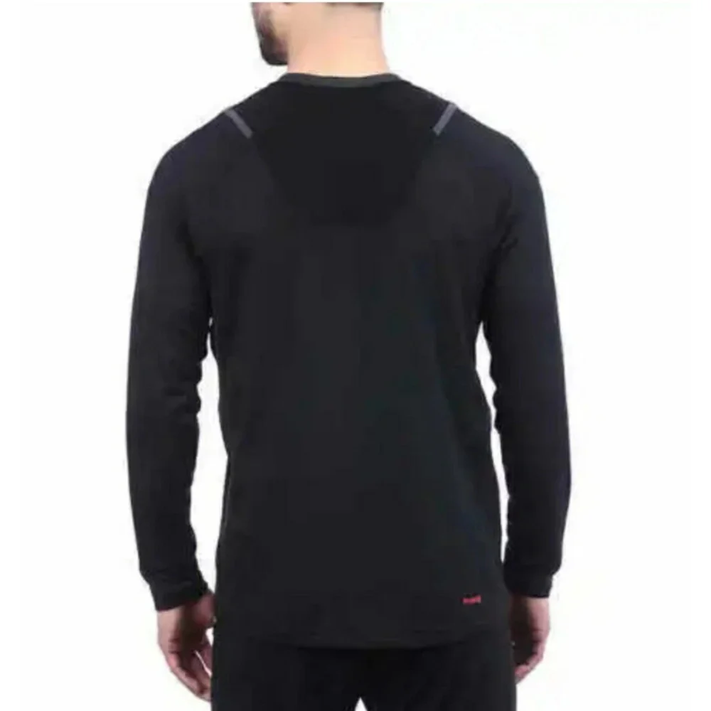 Spyder Active Men's Long Sleeve Shirt, Large, Black - Machine Washable - Image 2