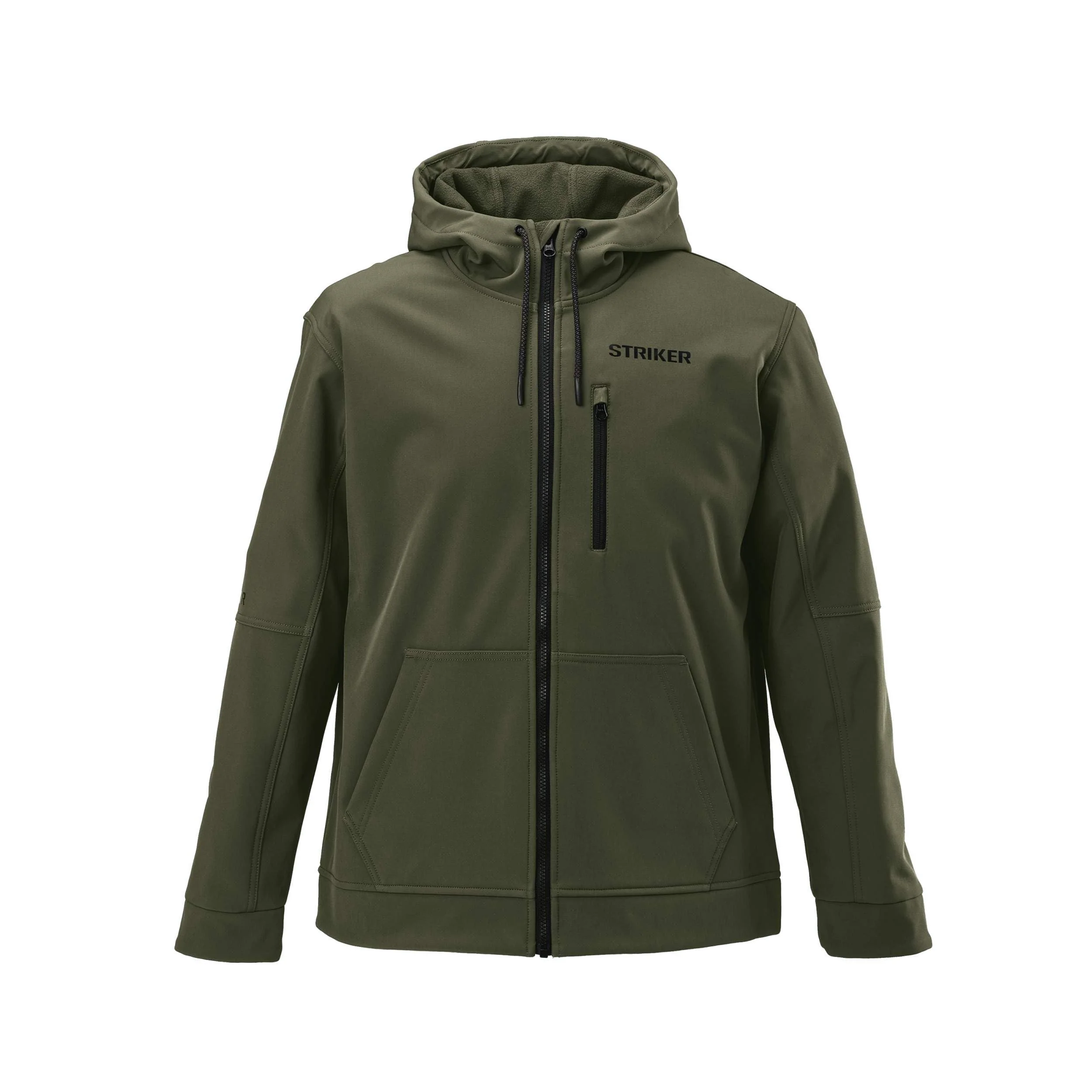 Striker Breakline Water-Resistant Fishing Hoody for Men, Dark Olive, Medium, 32454