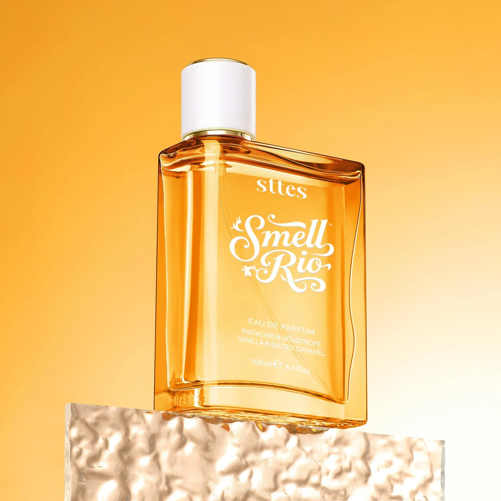 Sttes Irresistible Sunshine Hair Perfume for Women, Long-Lasting Gourmand Fragrance with Vanilla, Salted Caramel, Pistachio, Almond, Sunflower & Jasmine Notes, 100ml