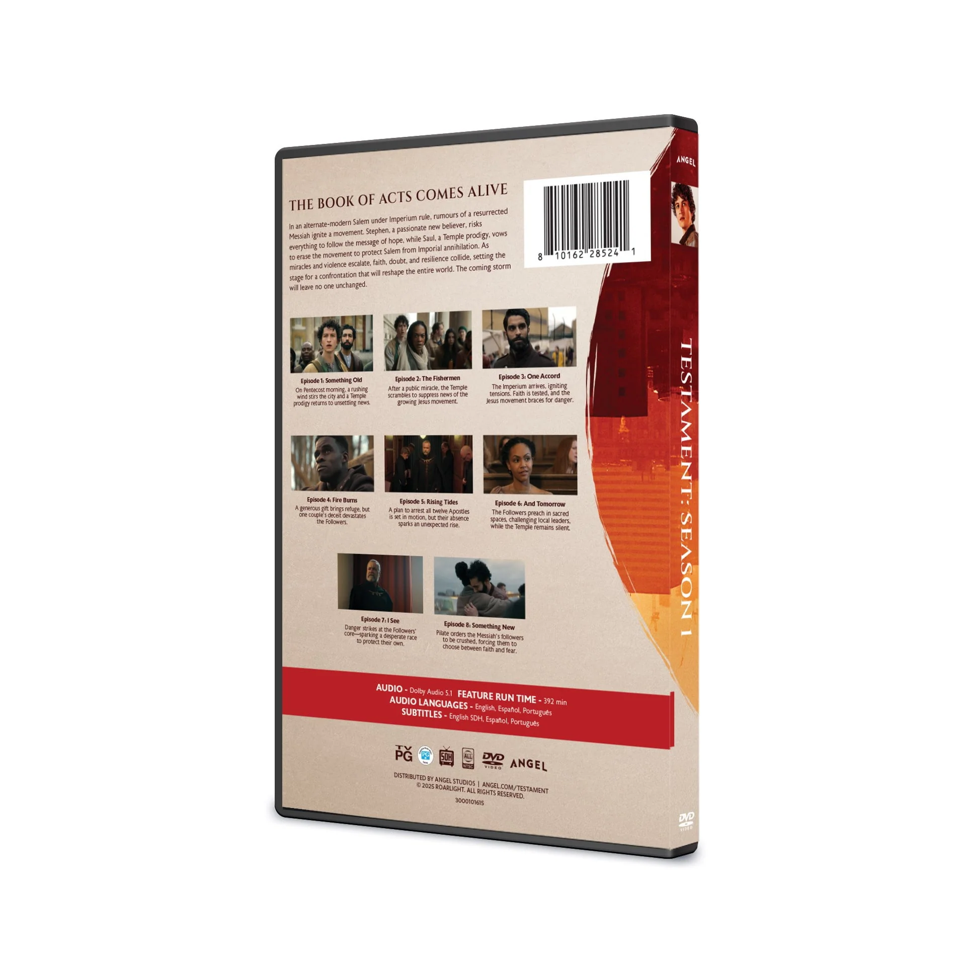 Studio Distribution Services Testament Season 1 DVD, 8 Episodes, 2-Disc Set, English Subtitles - Image 4