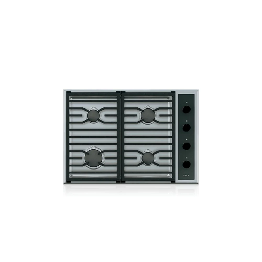 Wolf CG304T/S 30" Transitional Gas Cooktop - 4 Burners