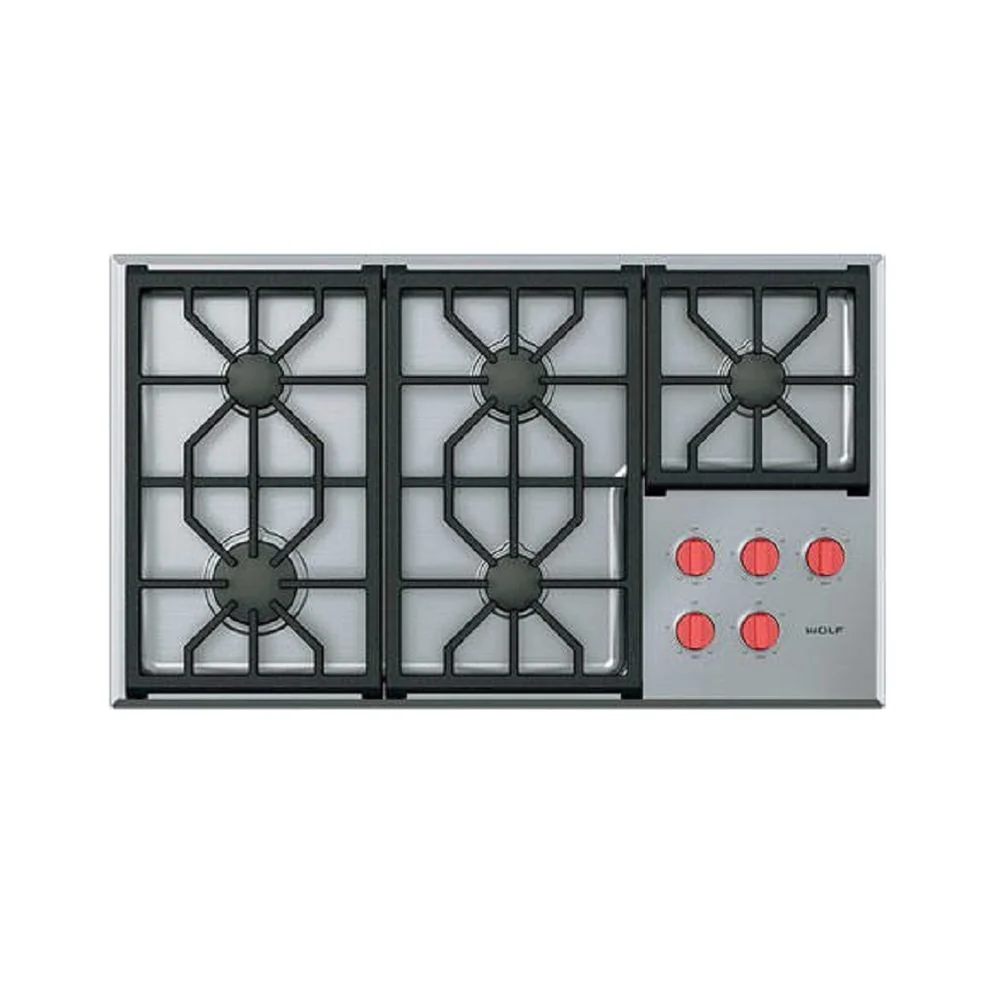 Sub-Zero CG365P/S/LP 36" Professional Gas Cooktop - 5 Burners