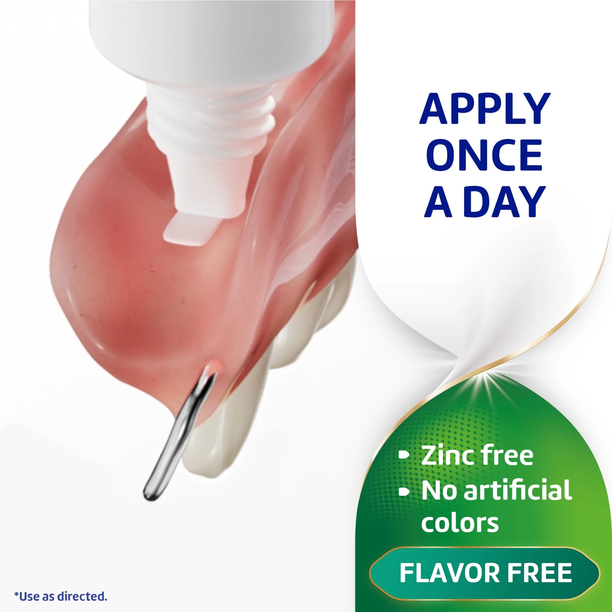 Super Poli-grip Denture Adhesive Free Formula, 4 Count - Image 6