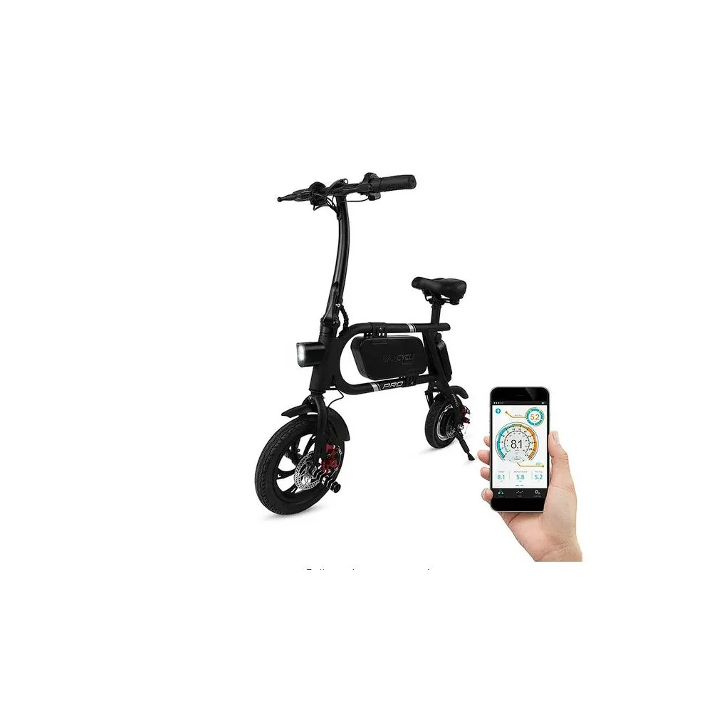 Swagtron SCP1-2 Swag cycle Pro Pedal-Free Electric Scooter Rider Black - Image 3