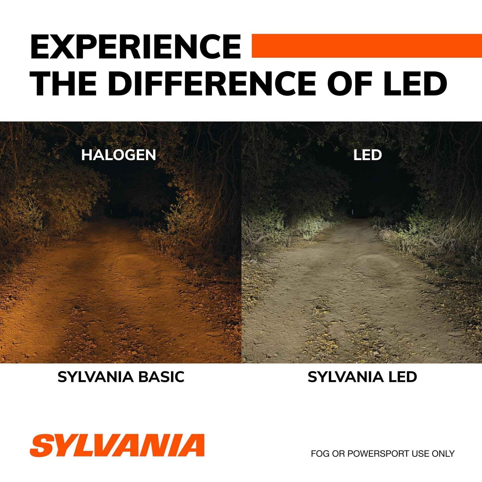 Sylvania 9005 LED Fog Light Bulbs, 6000K Cool White, Long-Lasting, No Polarity, Pack of 2 - Image 5