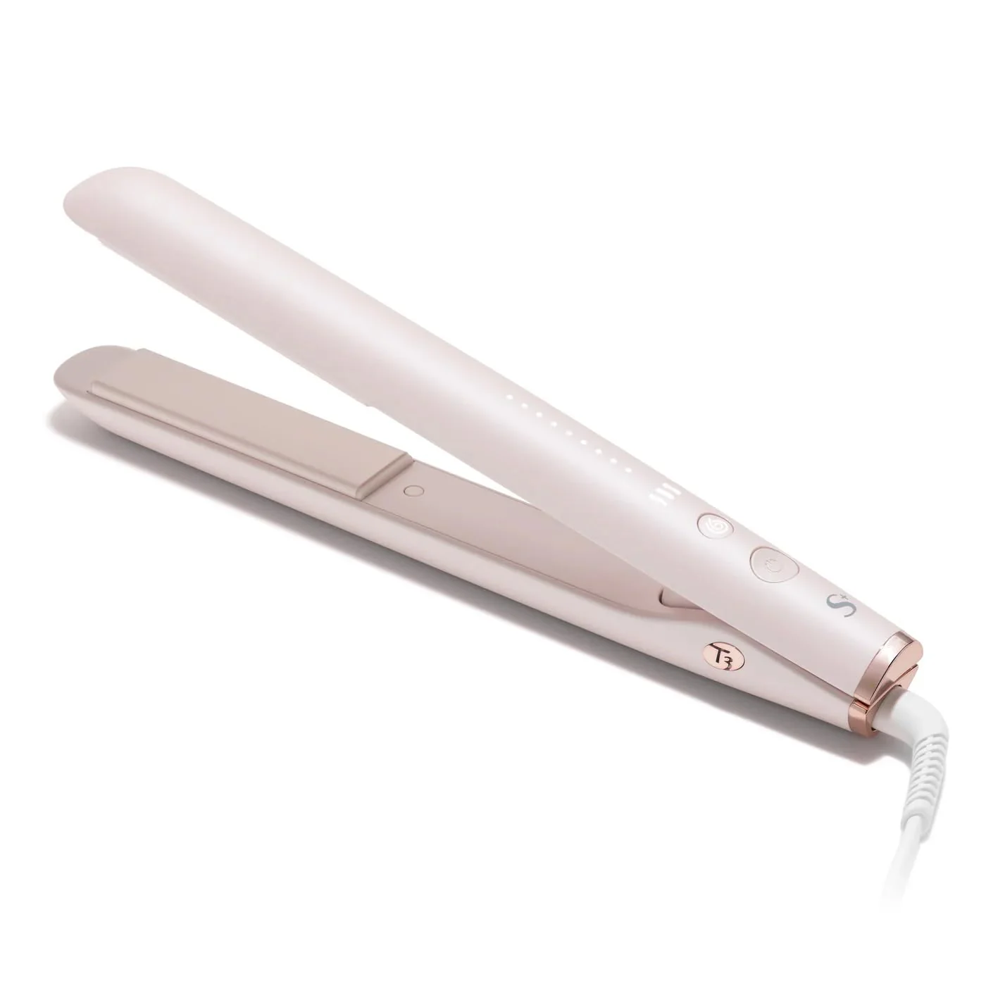T3 Micro 77594 SinglePass StyleMax Professional 1" Ceramic Flat Iron with Custom Heat Automation, Satin Blush - Image 5