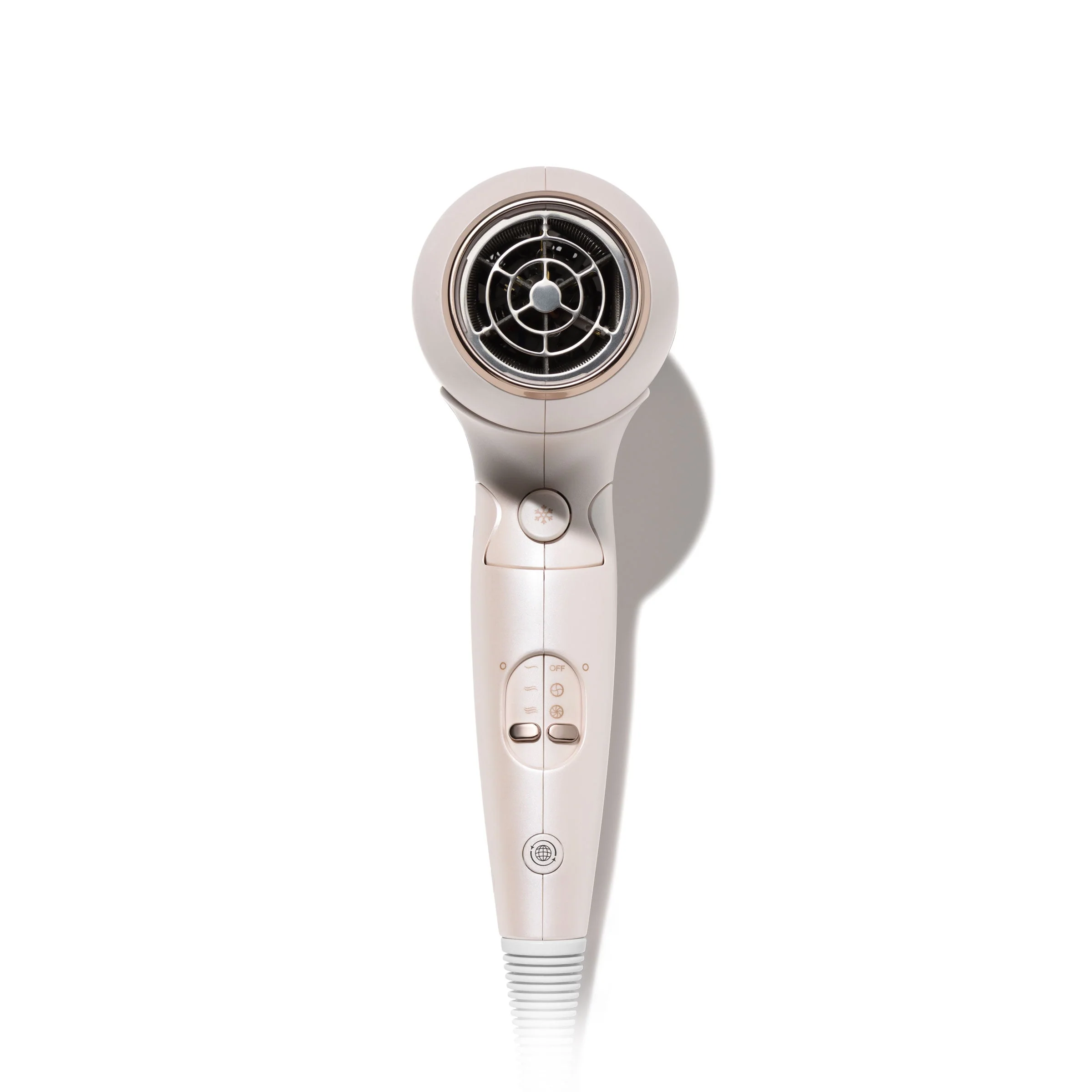 T3 Micro Afar Travel Hair Dryer, Compact Lightweight with Ionic Technology, Folding Handle, Auto Dual Voltage, Satin Blush, 76896 - Image 7
