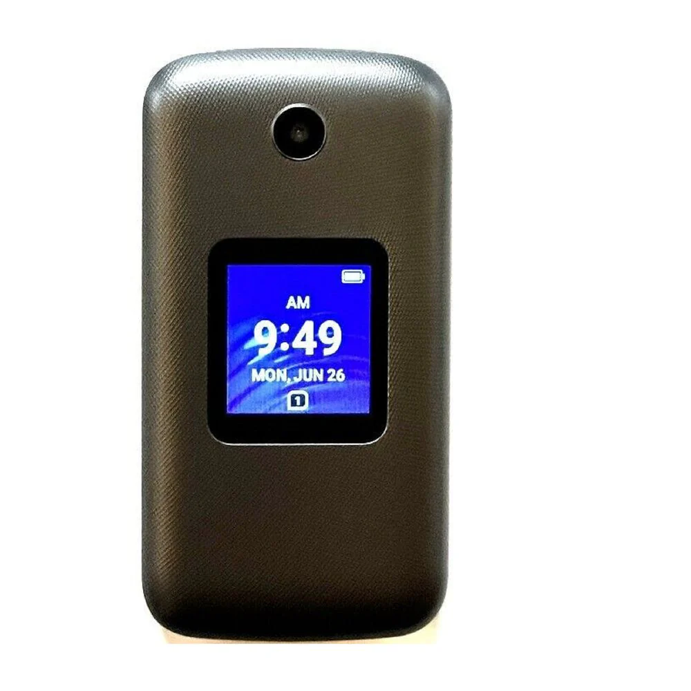 TCL 4058L Flip Go 2.8'' 4G LTE 8 GB Storage MTK6739-CH Processor US Cellular Cell Phone, Dark Gray - Image 2