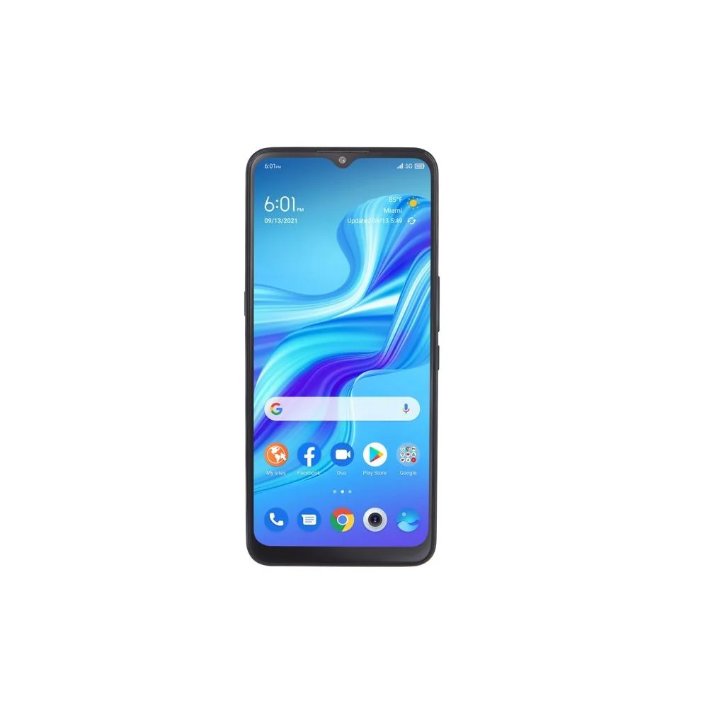 TCL STALT601DCPWP 4x 6.5" Straight Talk 5G 64GB Prepaid Smartphone, Black