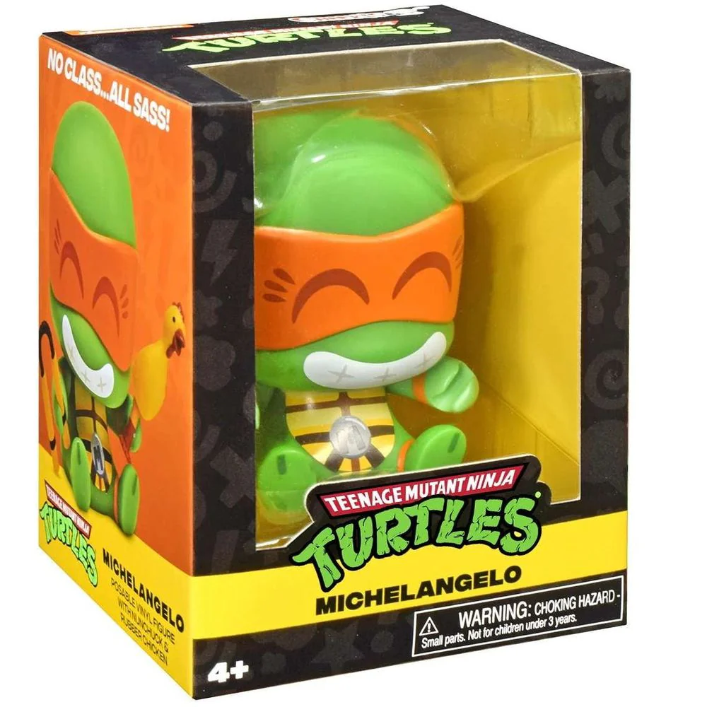 Teenage Mutant Ninja Turtles Cheekys Michelangelo 3.5in Multicolor PVC Designer Vinyl Figure - Image 2