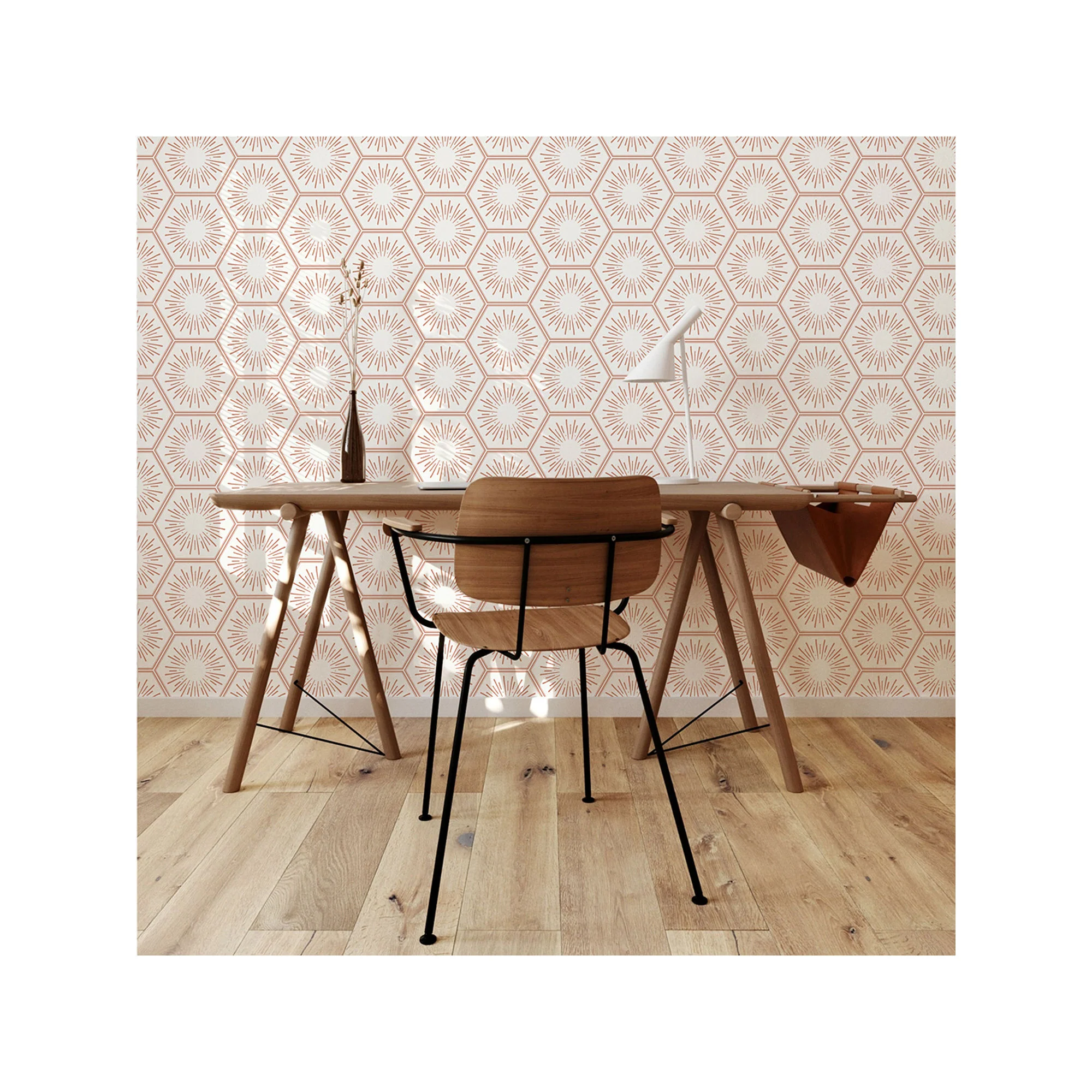 Tempaper Sunshine Peel & Stick Wallpaper HS16015 - Gold Autumn Bronze - Image 2