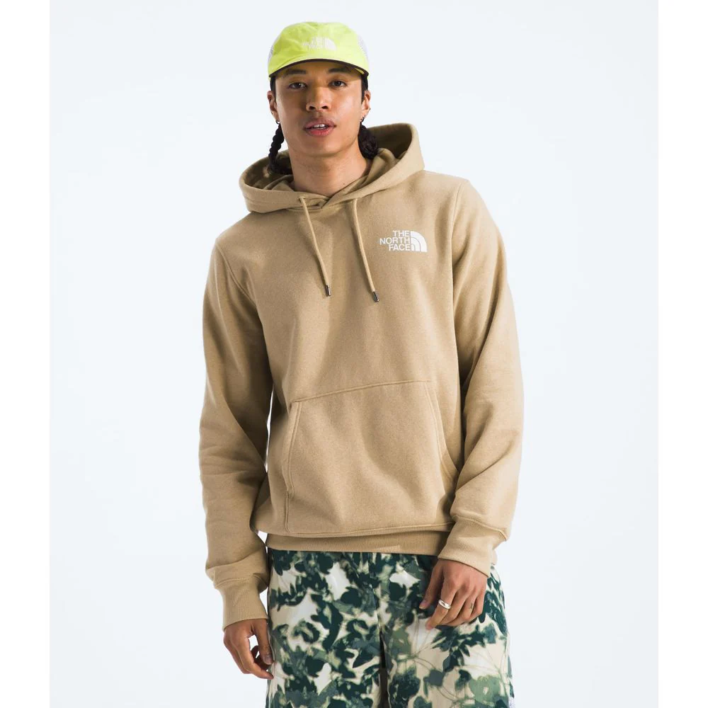 The North Face Box NSE Pullover Hoodie Men's Regular Fit Cotton Blend Khaki Stone Large NF0A7UNS - Image 4
