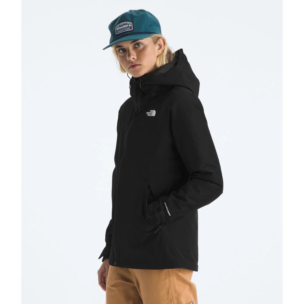 The North Face Carto Mono Triclimate Hooded Women's Insulated Jacket, Waterproof DryVent Shell, Heatseeker Liner, TNF Black, Medium, NF0A8D3D - Image 2