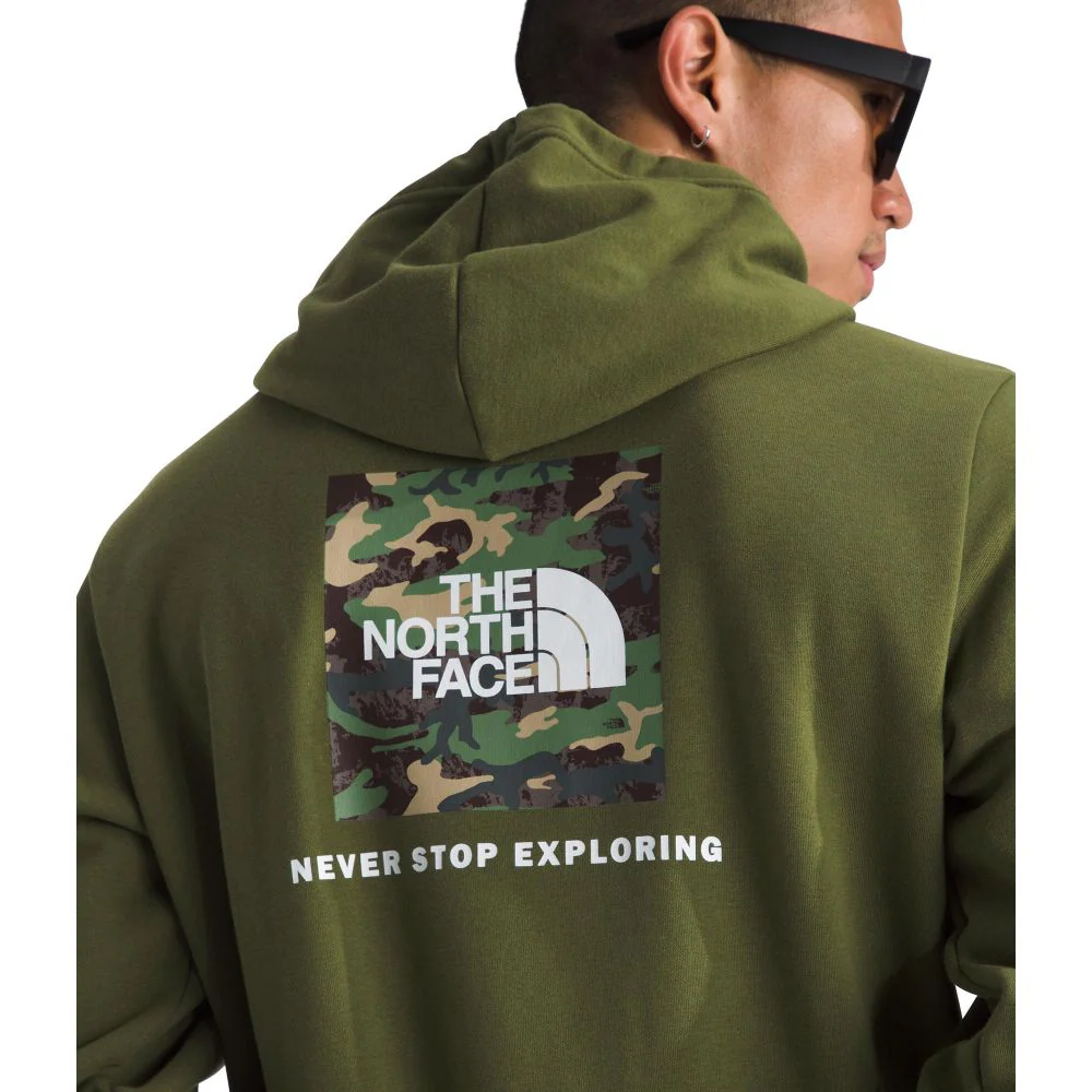 The North Face Evolution Box Camo Fill Athletic Hoodie, Woodland Green, Medium, NF0A8FN1 - Image 3