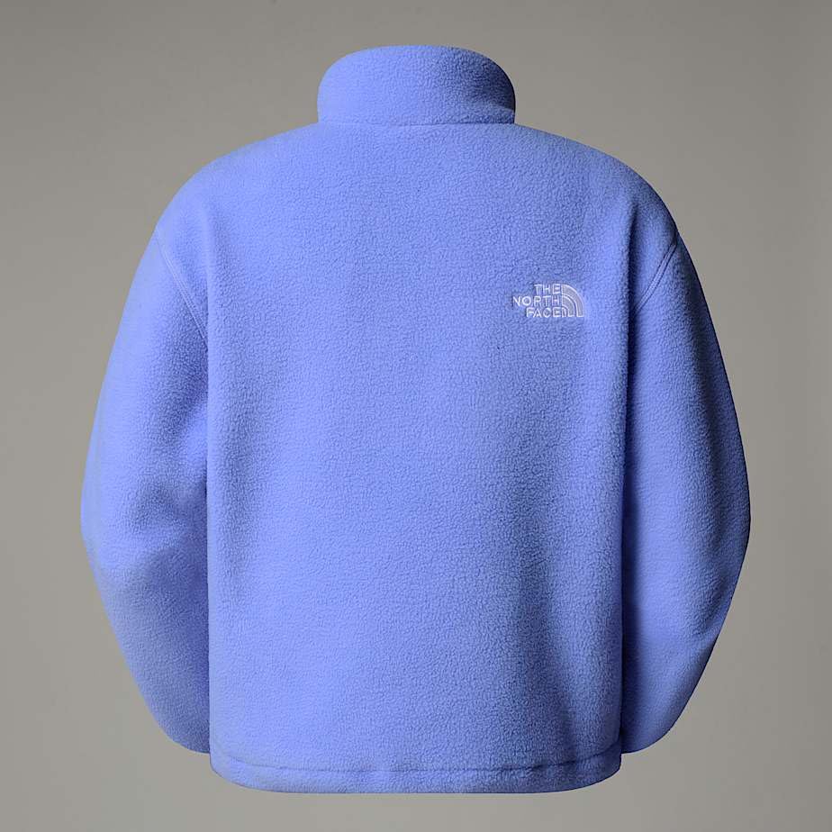 The North Face Fleeski Quarter-Zip Pullover for Ladies - Peak Purple 3D Summit Mesh Print - L - Image 2