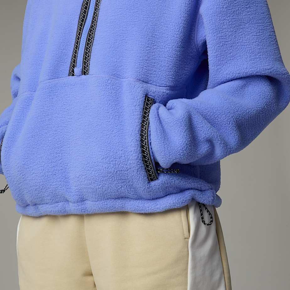 The North Face Fleeski Quarter-Zip Pullover for Ladies - Peak Purple 3D Summit Mesh Print - L - Image 5