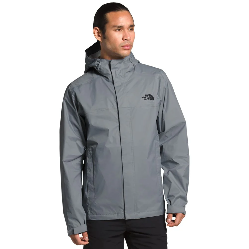 The North Face NF0A2VD3 Venture 2 Waterproof Jacket, Mid Grey/Mid Grey, 2XL