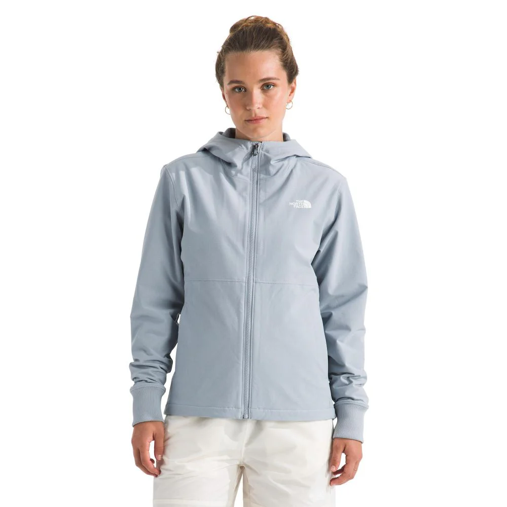 The North Face Women's Shelbe Raschel Softshell Jacket, WindWall Technology, Water Resistant, Fleece Lining, Space Blue, XXL, NF0A84JJ