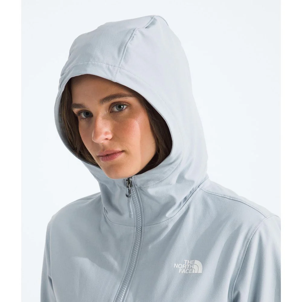 The North Face Women's Shelbe Raschel Softshell Jacket, WindWall Technology, Water Resistant, Fleece Lining, Space Blue, XXL, NF0A84JJ - Image 3