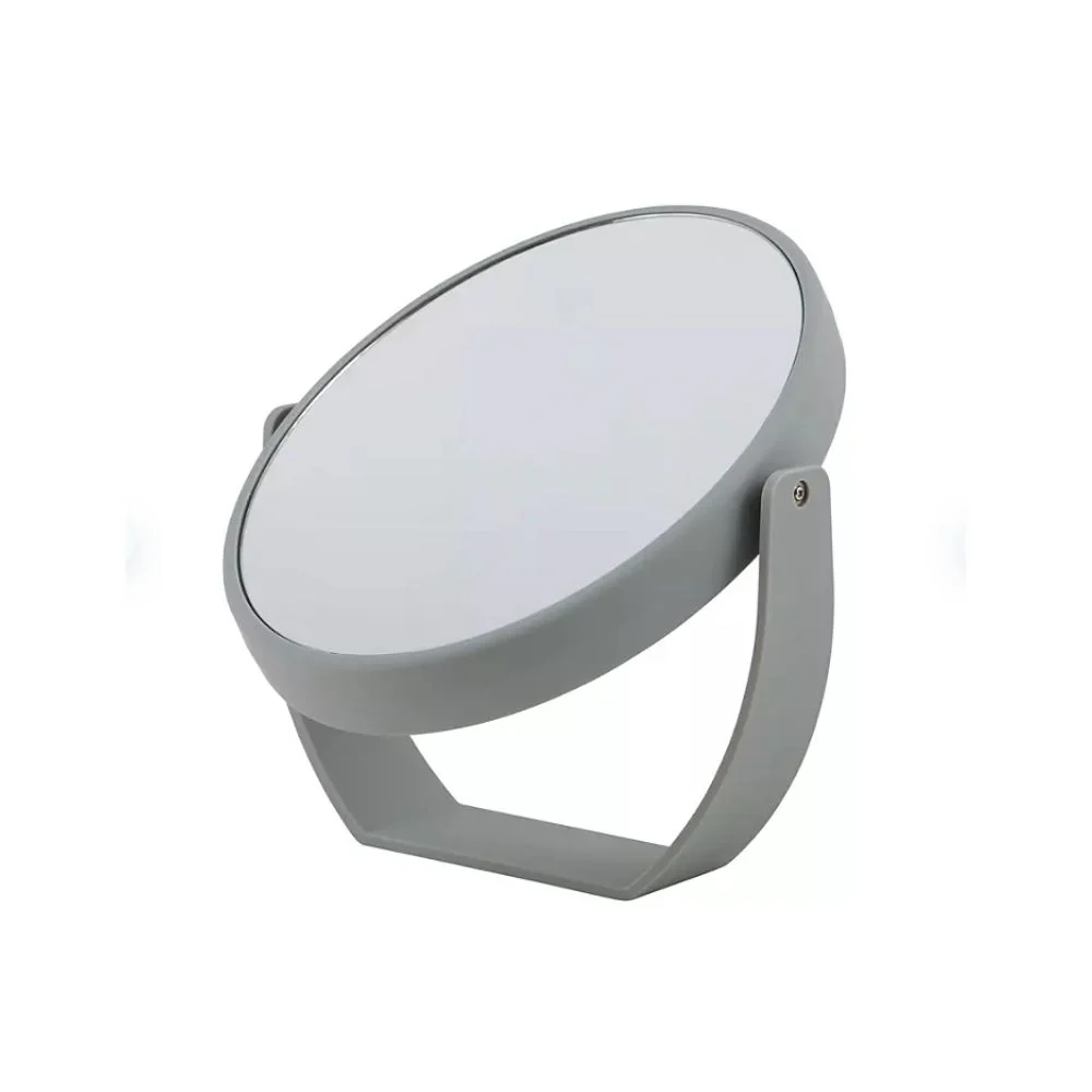 Thinkspace Beauty Soft-Touch Oval Vanity Mirror, Grey - High Quality - Image 2